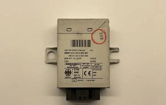 BMW 3 E46 Immobilizer control unit/module 61356905667 60837715 61356905666