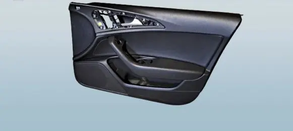 Audi A6 S6 C7 4G Front door card panel trim