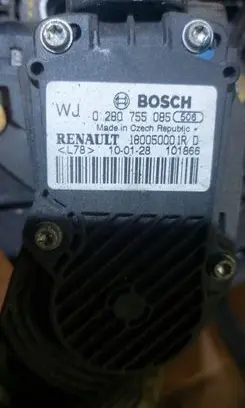 Renault Laguna III Accelerator throttle pedal 180050001R 0280755085