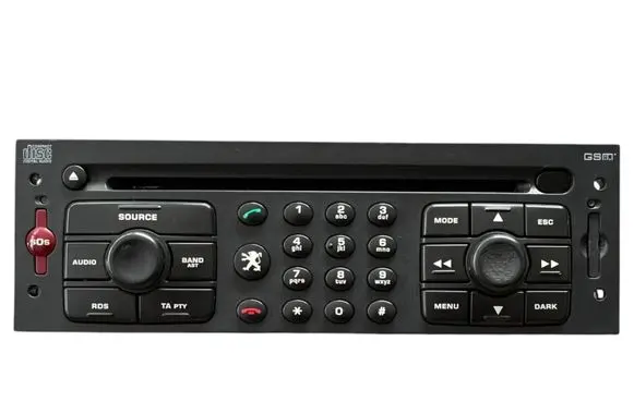 Peugeot 1007 Radio/CD/DVD/GPS head unit 96590488XT