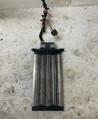 Electric cabin heater radiator