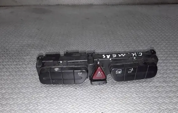 Mercedes-Benz C W203 Hazard light switch 2038214658