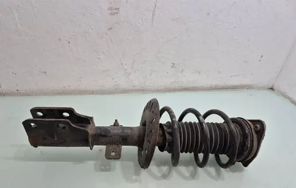 Front shock absorber with coil spring