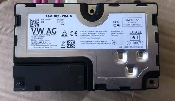 Volkswagen ID.4 Bluetooth control unit module 14A035284A