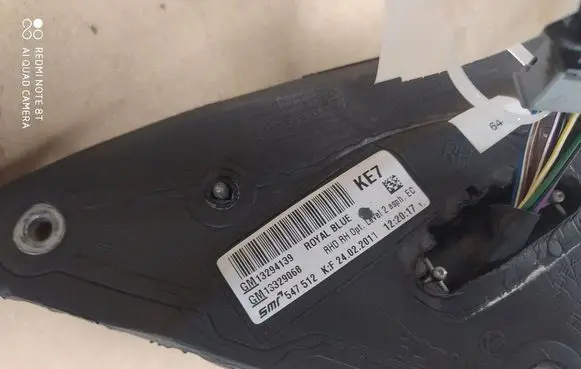 Opel Insignia A Front door electric wing mirror 13294139 13329068