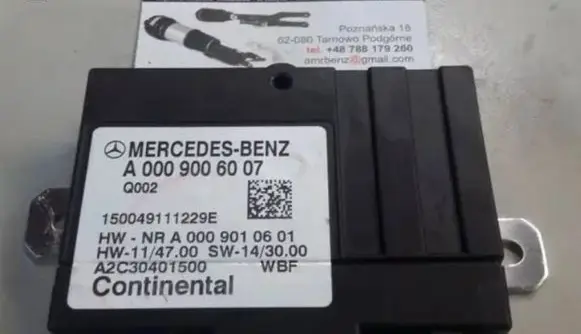 Mercedes-Benz GLC X253 C253 Fuel injection pump control unit/module A0009006007 150049111229E A2C30401500