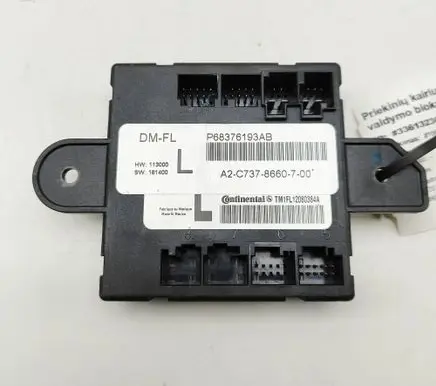 Maserati Levante Door control unit/module 68376193AB A2C7378660700