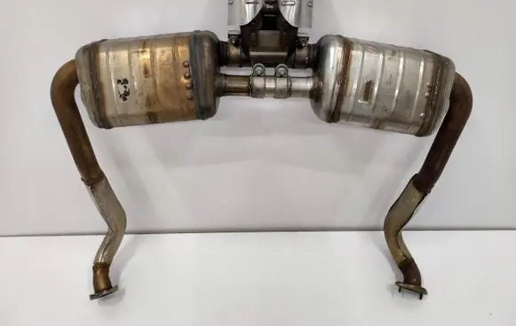 Porsche 718 Cayman 982 982c Exhaust gas pipe 