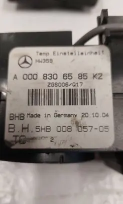 Mercedes-Benz Sprinter W901 W902 W903 W904 Climate control unit A0008306585KZ ZGS006Q17 5HB0080505