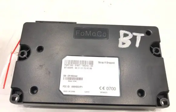 Ford Focus Bluetooth control unit module D1BT-14D212-CC