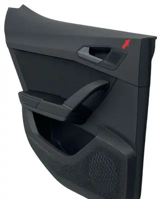 Cupra Leon Rear door card panel trim 5FA867211B