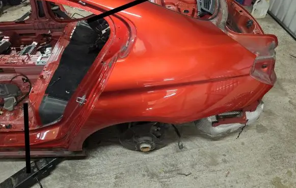 BMW 6 F06 Gran coupe Rear quarter panel 