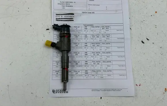 Citroen Nemo Fuel injector 0445110252