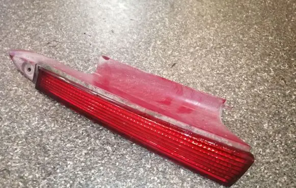 Citroen C4 I Rear tail light reflector 9655863880