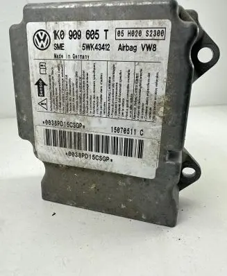 Volkswagen Jetta V Airbag control unit/module 1K0909605T 5WK43412 05H020S2300