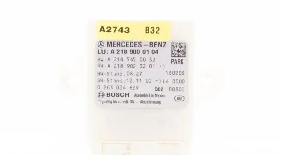 Mercedes-Benz CLS C218 X218 Parking PDC control unit/module A2189000104 0263004629 A2185450032