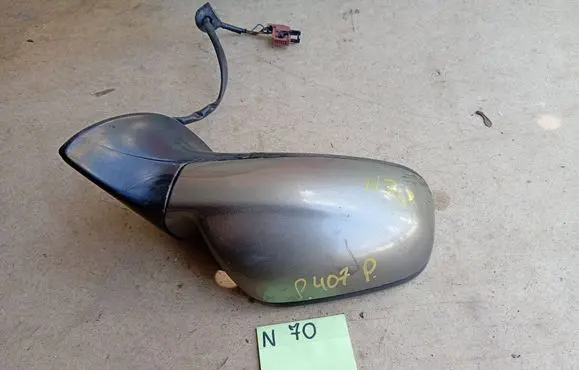 Peugeot 407 Front door electric wing mirror 9856656