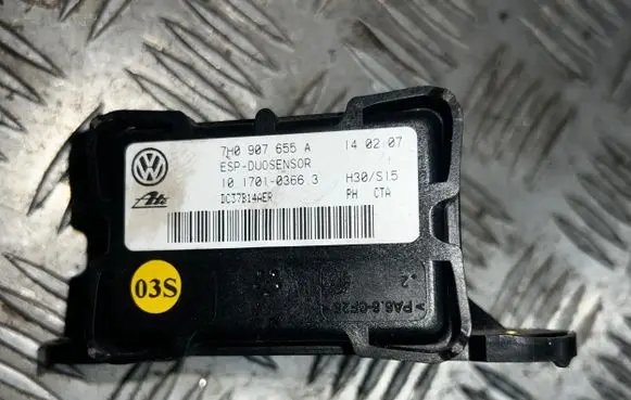 Volkswagen Jetta V ESP acceleration yaw rate sensor 7H0907655A 10170103663 1017010360