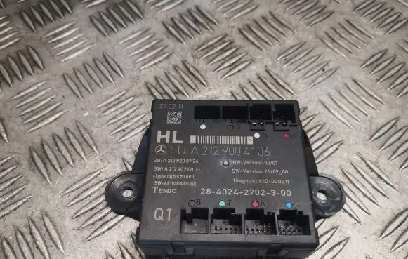 Mercedes-Benz E W212 Door control unit/module 2129004106 A2129004106