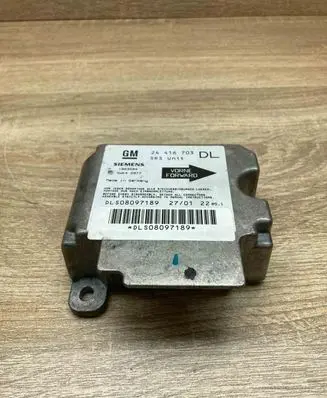 Opel Astra G Airbag control unit/module 24416703 5WK42977