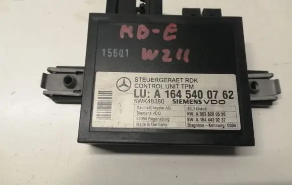 Mercedes-Benz E W211 Other control units/modules A1645400762 5WK48380 A0038200526