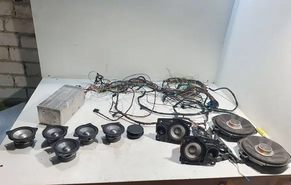 BMW 7 E65 E66 Audio system kit 6961389 9147003 9144975