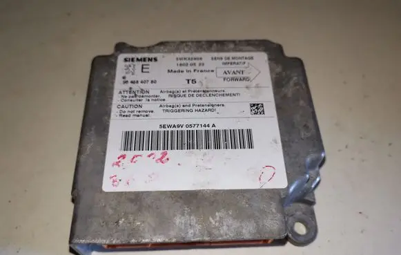 Peugeot 307 Airbag control unit/module 9645840780 5WK42908