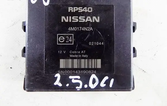 Nissan Navara D40 Other control units/modules 4M0174N2A