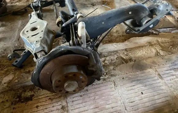 Rear axle beam