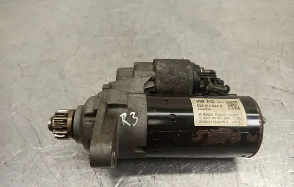 Skoda Fabia Mk2 (5J) Starter motor 02Z911024H 14082014 0001153007