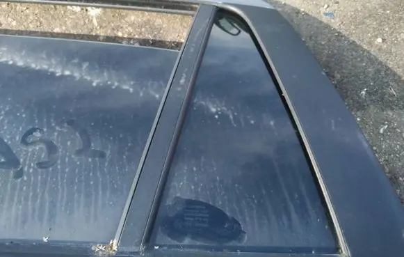 Opel Astra H Rear vent window glass as2