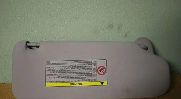 Toyota Avensis T250 Sun visor