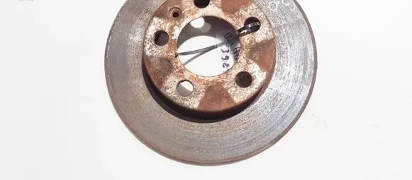 Skoda Fabia Mk1 (6Y) Rear brake disc neventiliuojamas
