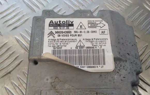 Citroen C4 I Airbag control unit/module 603726100 9662643980