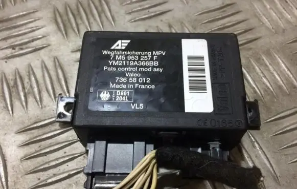 Ford Galaxy Immobilizer control unit/module 7MM5953257F YM2119A366BB