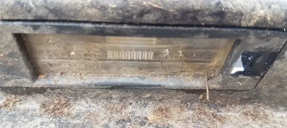 Opel Astra H Number plate light 