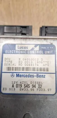 Mercedes-Benz C W202 Engine control unit/module A0195459432 94019012D 001380677