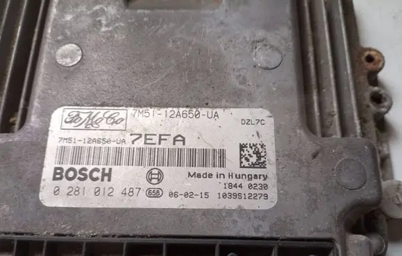 Ford Focus Engine control unit/module 7M5112A650UA 0281012487 7M5112A6500A