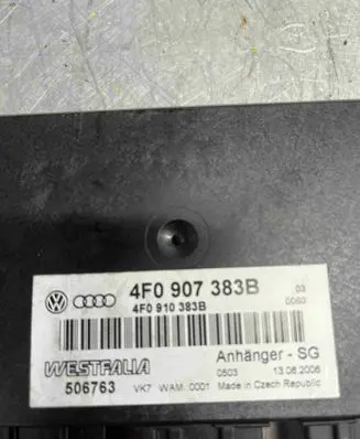 Audi A6 Allroad C6 Tow bar trailer control unit/module 4f0907383b