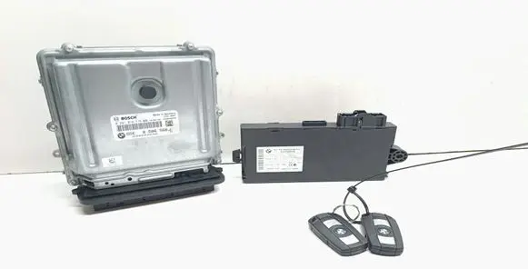 BMW 3 E90 E91 Engine ECU kit and lock set 8506566 0281016175 9226238