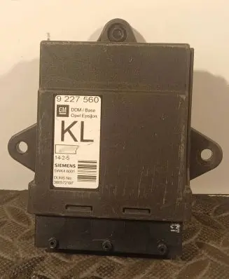 Opel Vectra C Door control unit/module 9227560 360572197 5WK46001