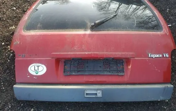 Renault Espace II Tailgate/trunk/boot lid raudonas