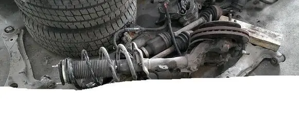 Ford Transit Custom Front shock absorber with coil spring