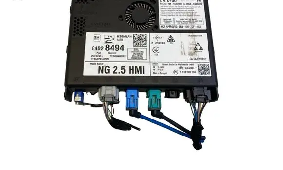 Opel Astra K GPS navigation control unit/module 453116246 7513400356 9595ANG25HM