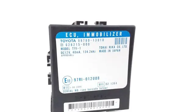 Toyota Corolla Verso E121 Immobilizer control unit/module 8978013010 626215000 97RI012008