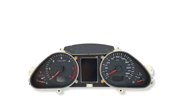 Audi A6 S6 C6 4F Speedometer (instrument cluster) 4F0920933J 4F0910930C