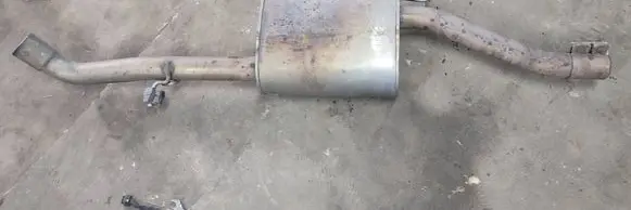 Volkswagen Crafter Middle muffler/silencer 2N0253211D