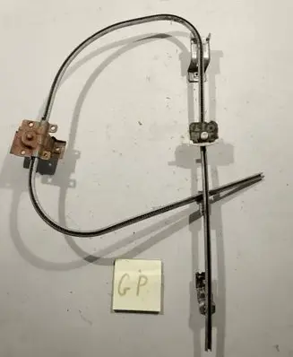 Renault Clio I Front window lifting mechanism without motor 7700812423