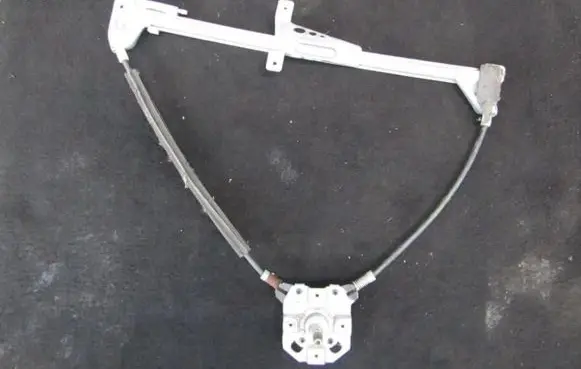 Sliding door window regulator with motor