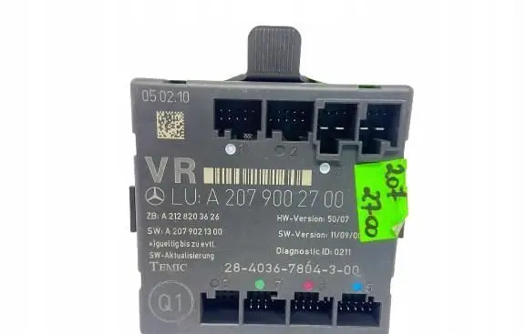 Mercedes-Benz E C207 W207 Door control unit/module A2079002700